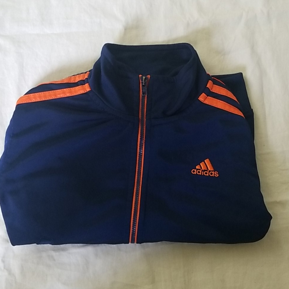 Adidas boy's zipper jacket